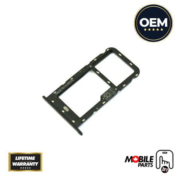 motorola moto g7 play sim tray original (black)