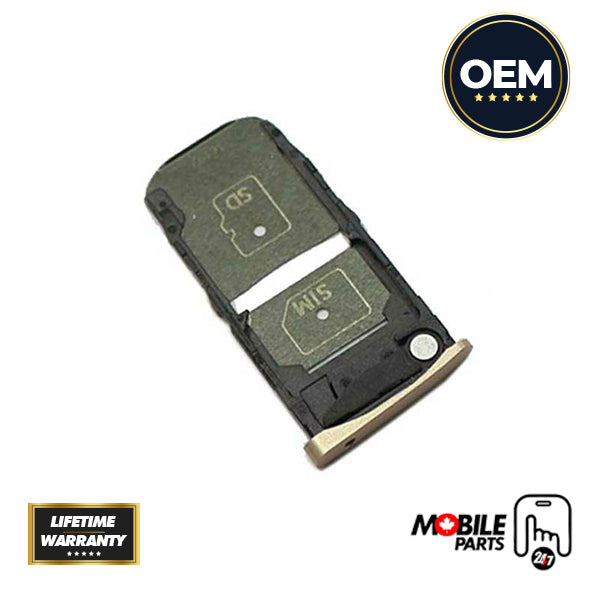 motorola moto z sim tray original (gold)