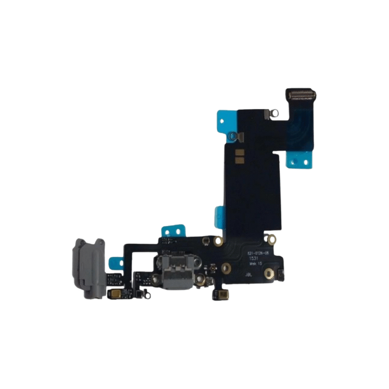 iphone 6p charging port flex oem (black)