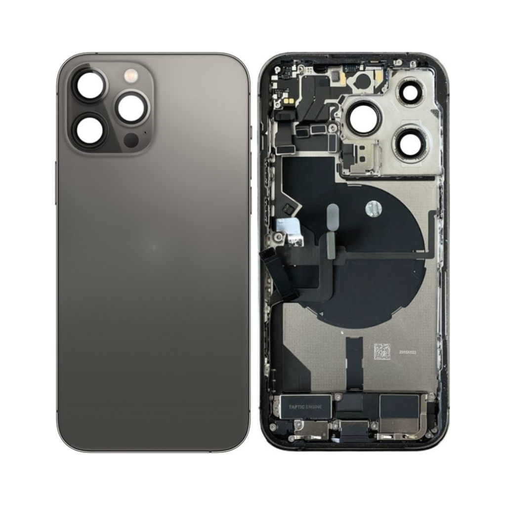 oem pulled iphone 14 pro housing (a /b+ grade) with small parts installed space black (with logo) oem pulled iphone 14 pro housing (a /b+ grade) with small parts installed space black (with logo)
