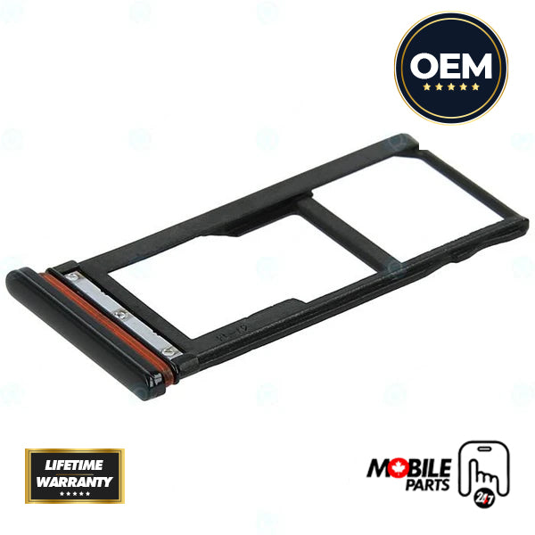 motorola moto one vision / p50 sim tray original (black)