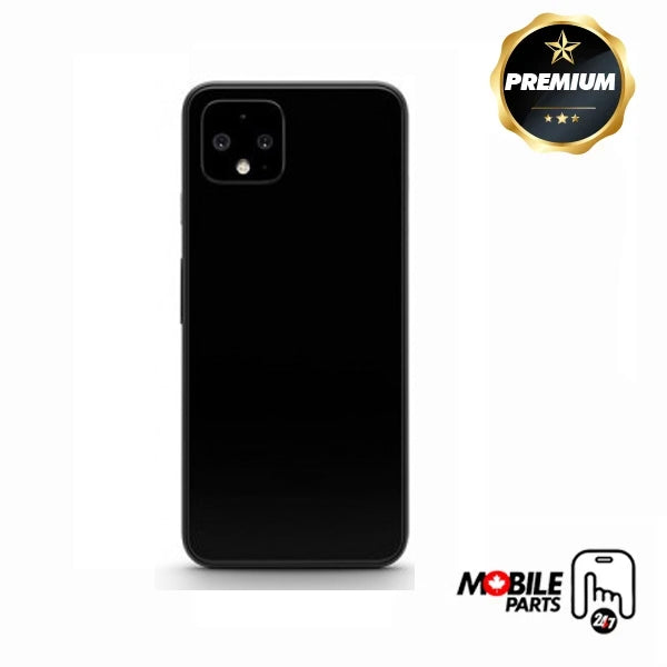 google pixel 4 xl back cover with camera lens (black)