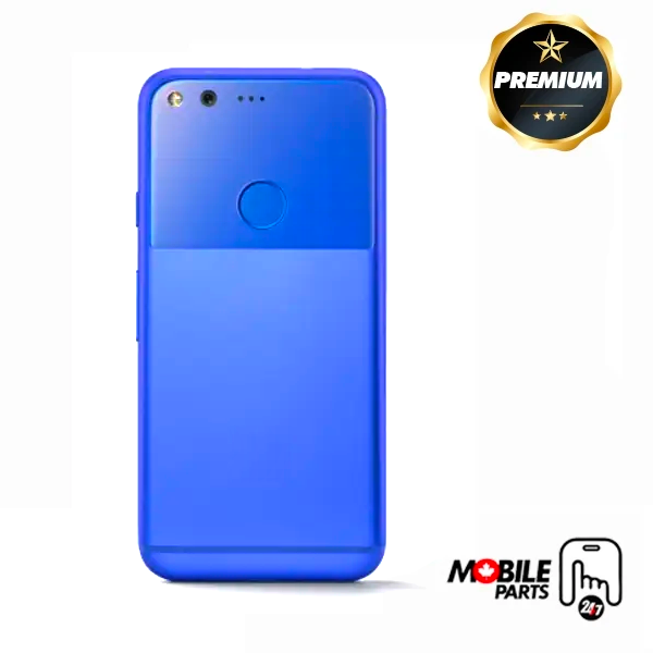 google pixel back cover with camera lens (blue)