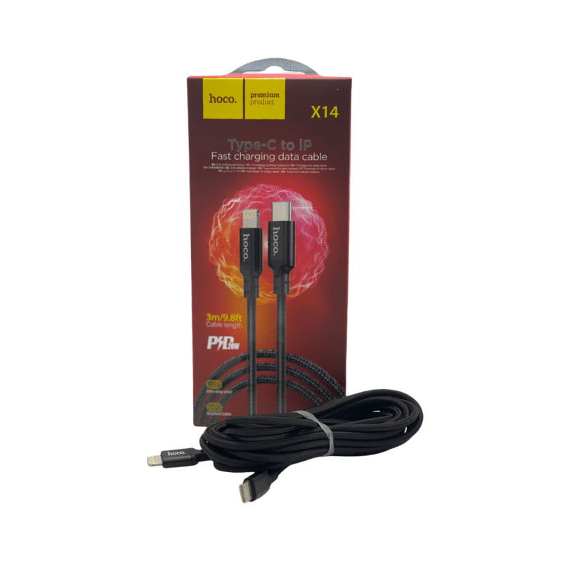 hoco x14 premium 20w fast charging data cable (3m)