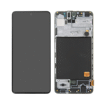 samsung galaxy a51 oled assembly with frame cream (aftermarket +)