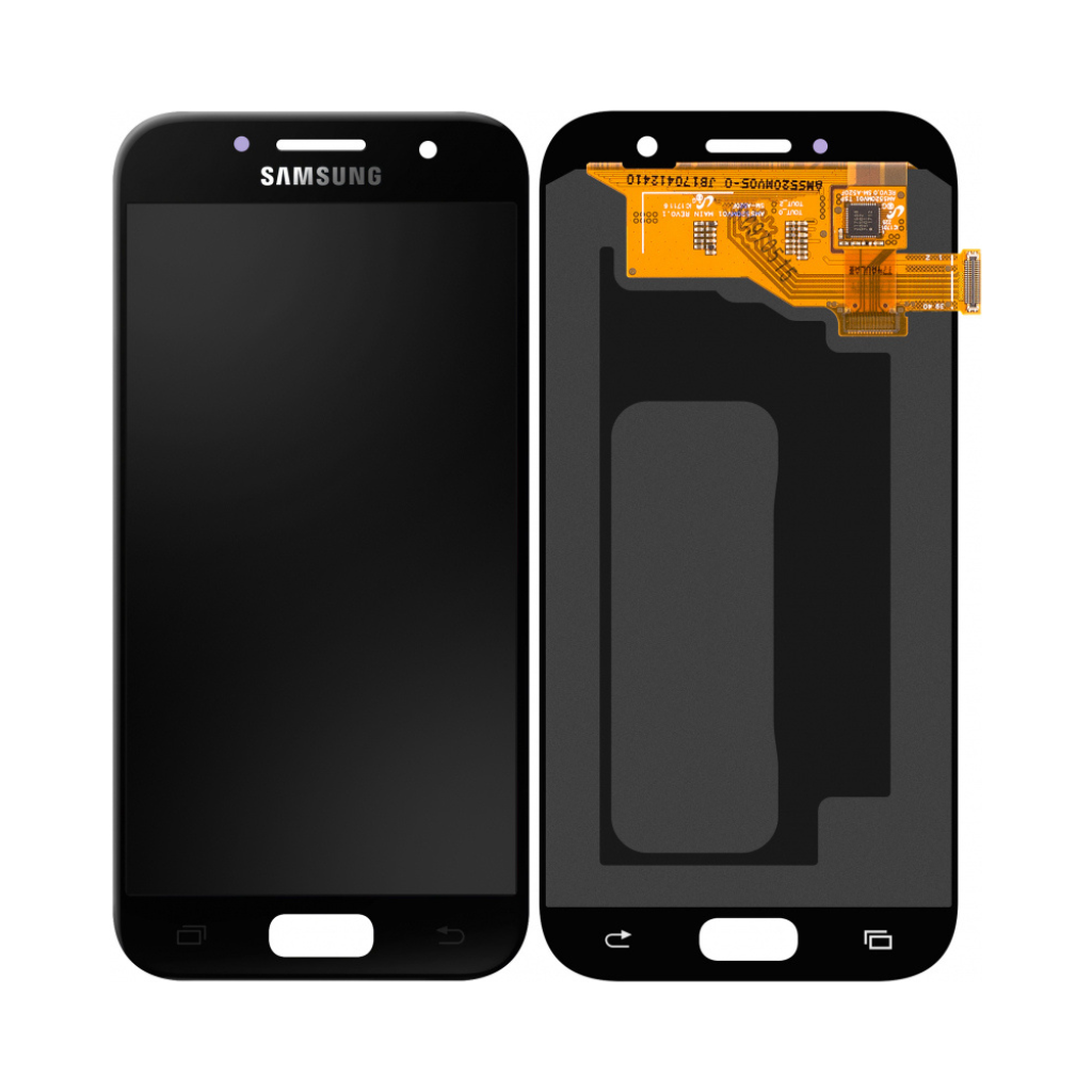 samsung galaxy a5 (a520) oled assembly without frame (glass change) black