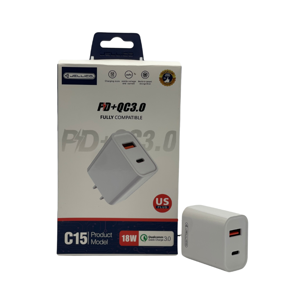 jellico c15 18w quick charging adapter