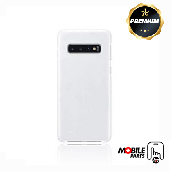 Samsung Galaxy S10 Plus Back Cover with camera lens (Prism White) samsung galaxy s10 plus back cover with camera lens (prism white)