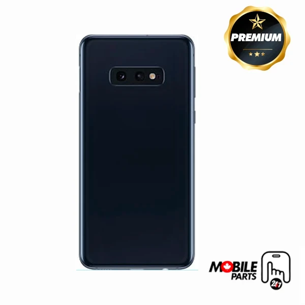 samsung galaxy s10e back cover glass with camera lens (prism black)