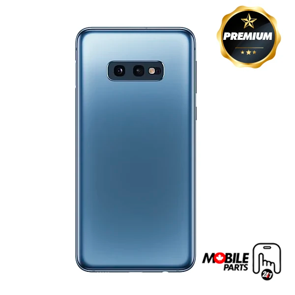 samsung galaxy s10e back cover glass with camera lens (prism blue)