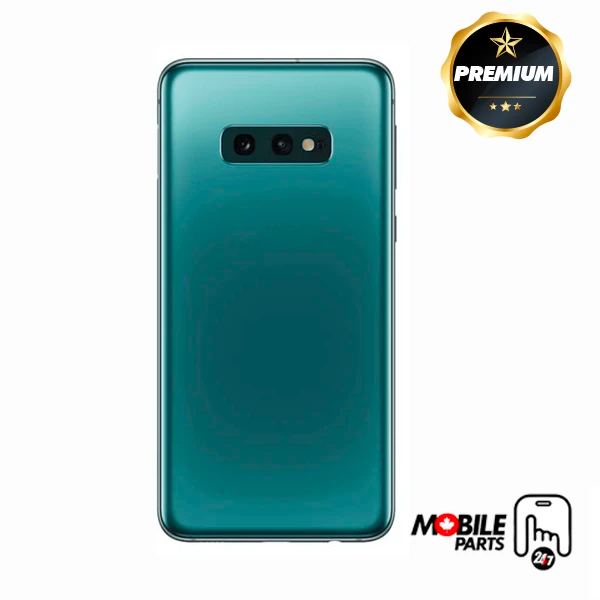 samsung galaxy s10e back cover glass with camera lens (prism green)