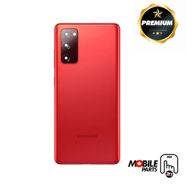 samsung galaxy s20 fe 5g back cover with camera lens (cloud red)