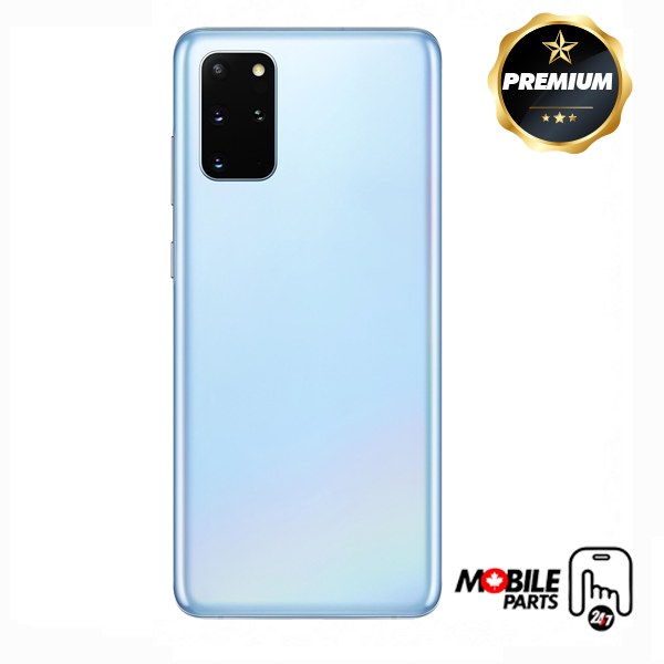 samsung galaxy s20 plus 5g back cover glass w/o camera lens (cloud blue)