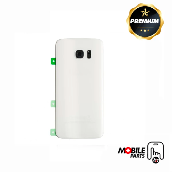 samsung galaxy s7 edge back cover with camera lens (white)