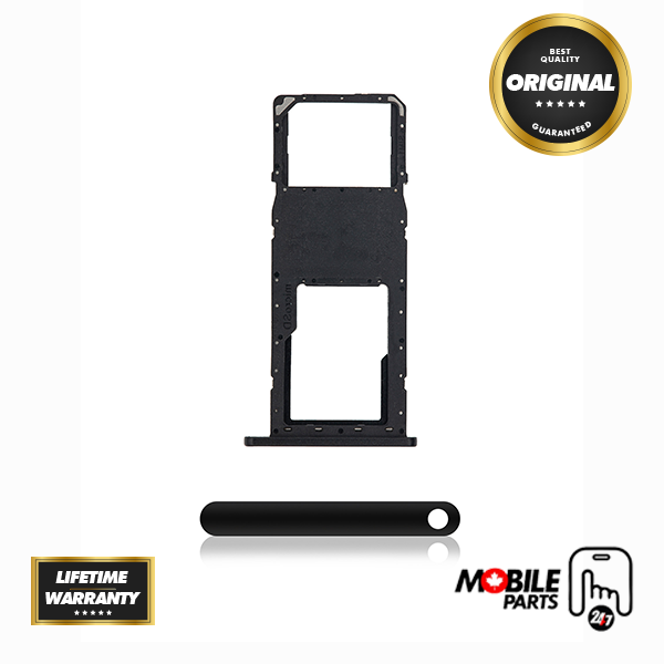 samsung galaxy a01 single sim tray original (black)