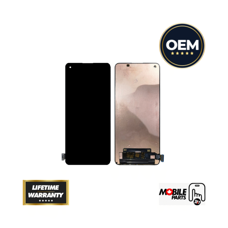 oneplus 9r lcd assembly (black) without frame (glass change)