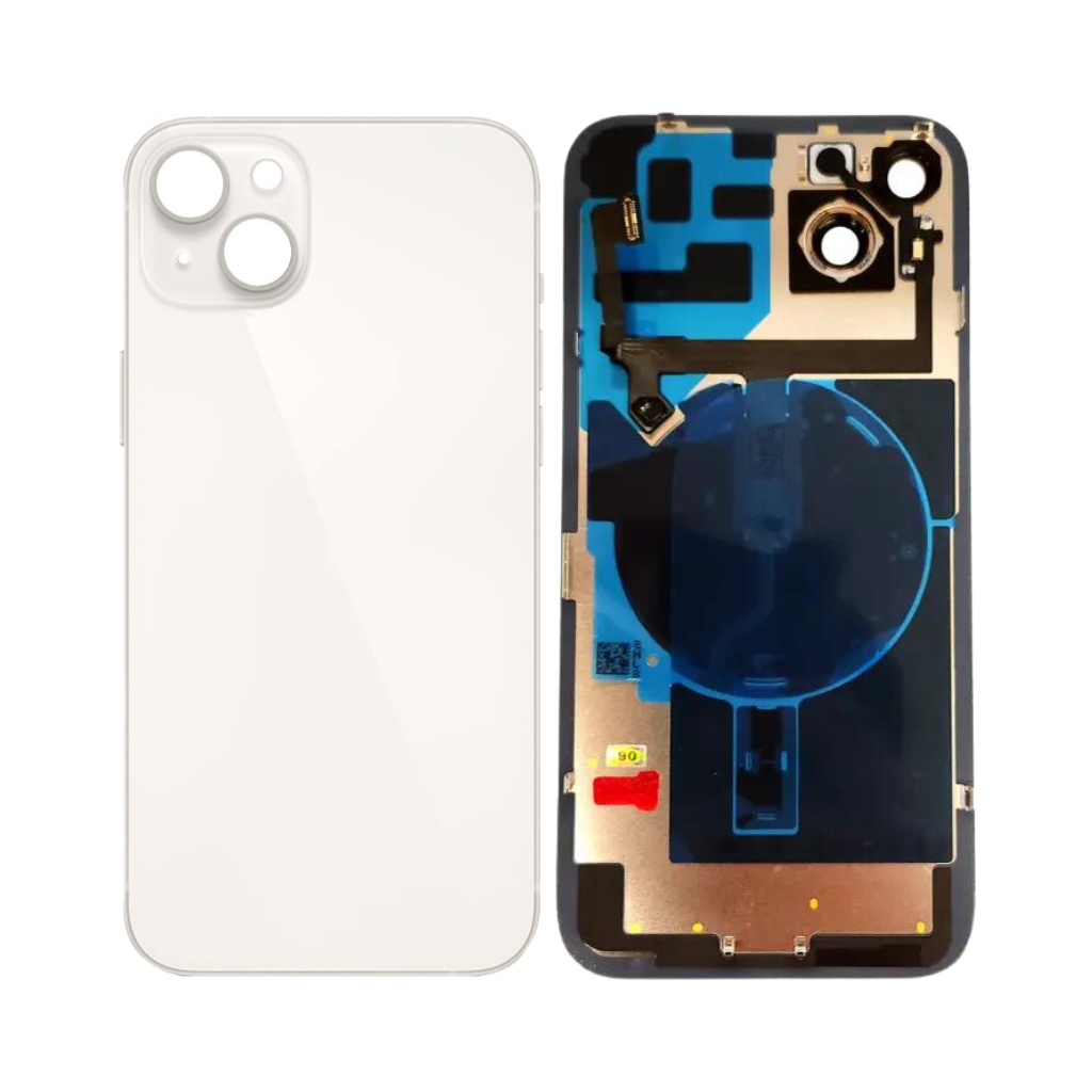 iphone 14 back glass with wireless nfc & magsafe magnet (starlight)