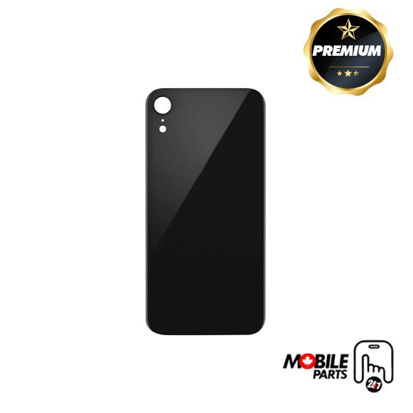 iphone xr back glass (black)