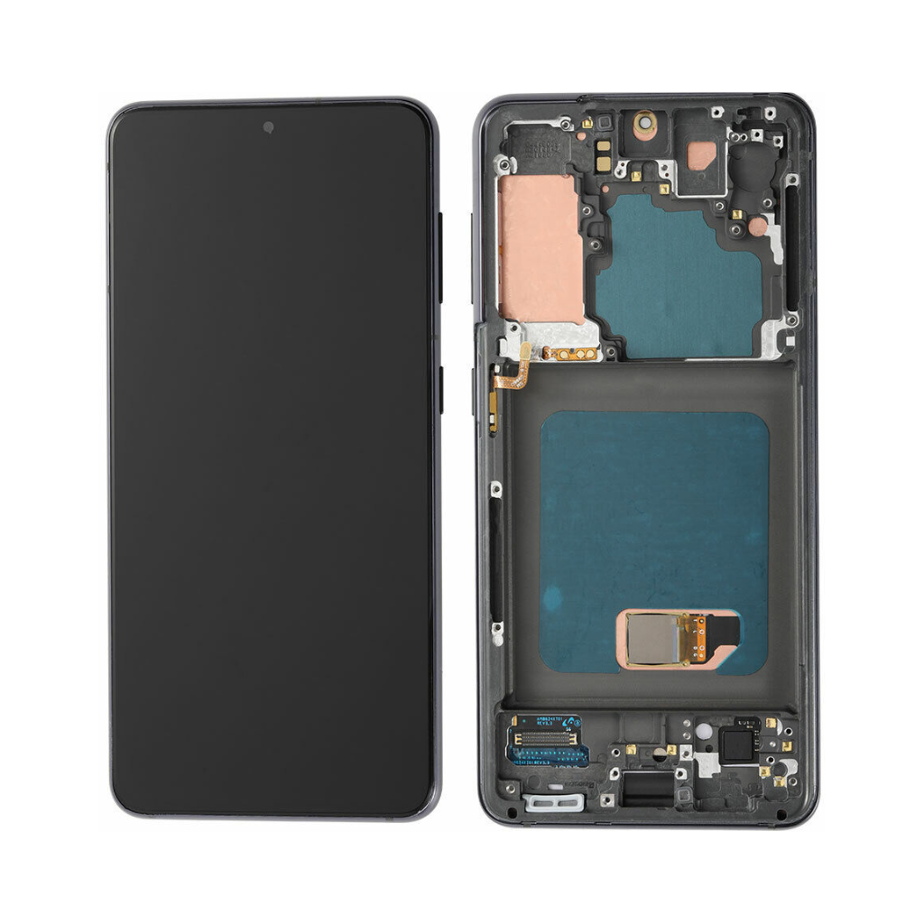samsung galaxy s21 original pulled oled assembly with frame (b grade)