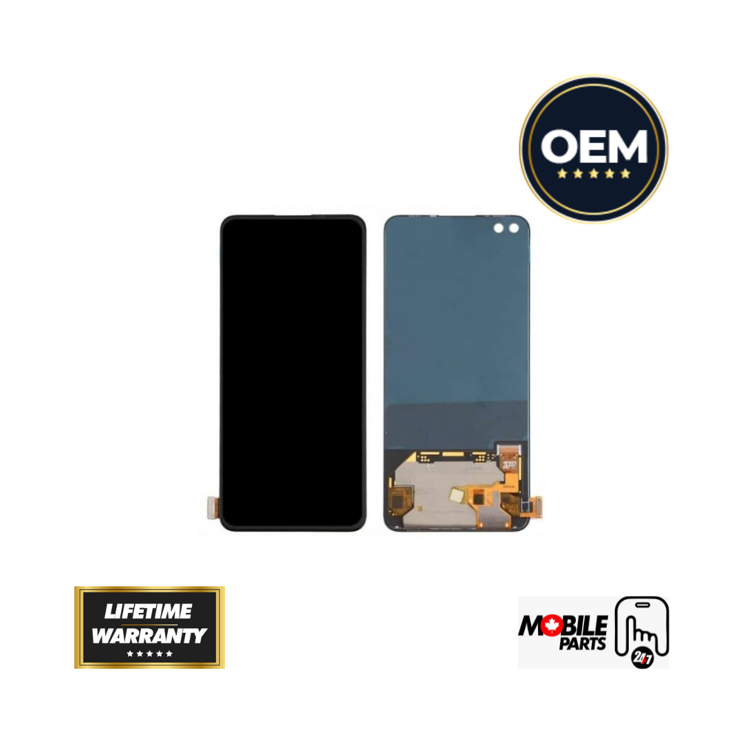 oneplus nord lcd assembly (black) without frame (glass change)