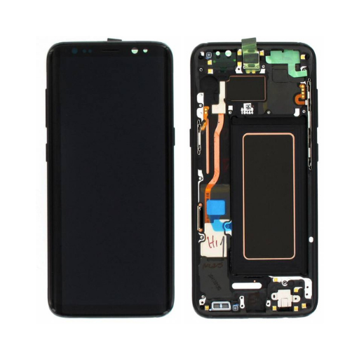 samsung galaxy s8 original pulled oled assembly with frame (b grade)