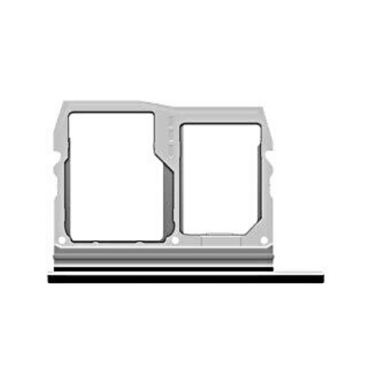 LG G8 ThinQ Sim Tray - Original (Black) lg g8 thinq sim tray original (black)